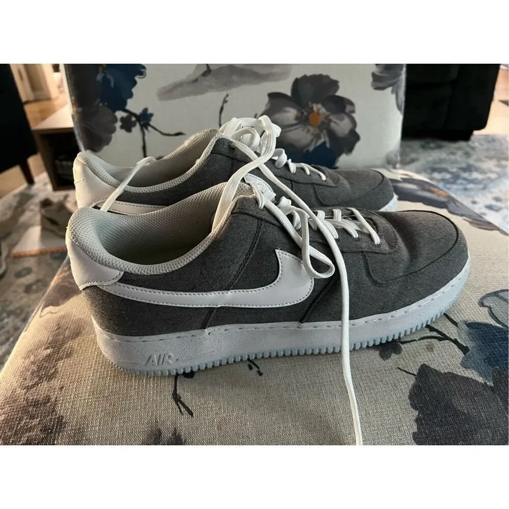 Nike Air Force 1 Low Recycled Canvas Men’s Size 13 Iron Grey CN0866-002